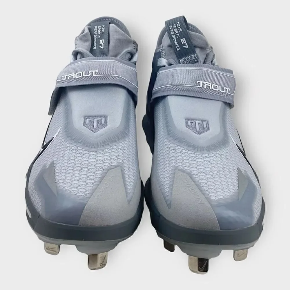 Nike Force Zoom Trout 8 Elite Grey Baseball Cleats Mens size 11.5 CZ5913-001 New